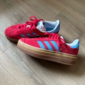 Adidas gazelle platform sneakers